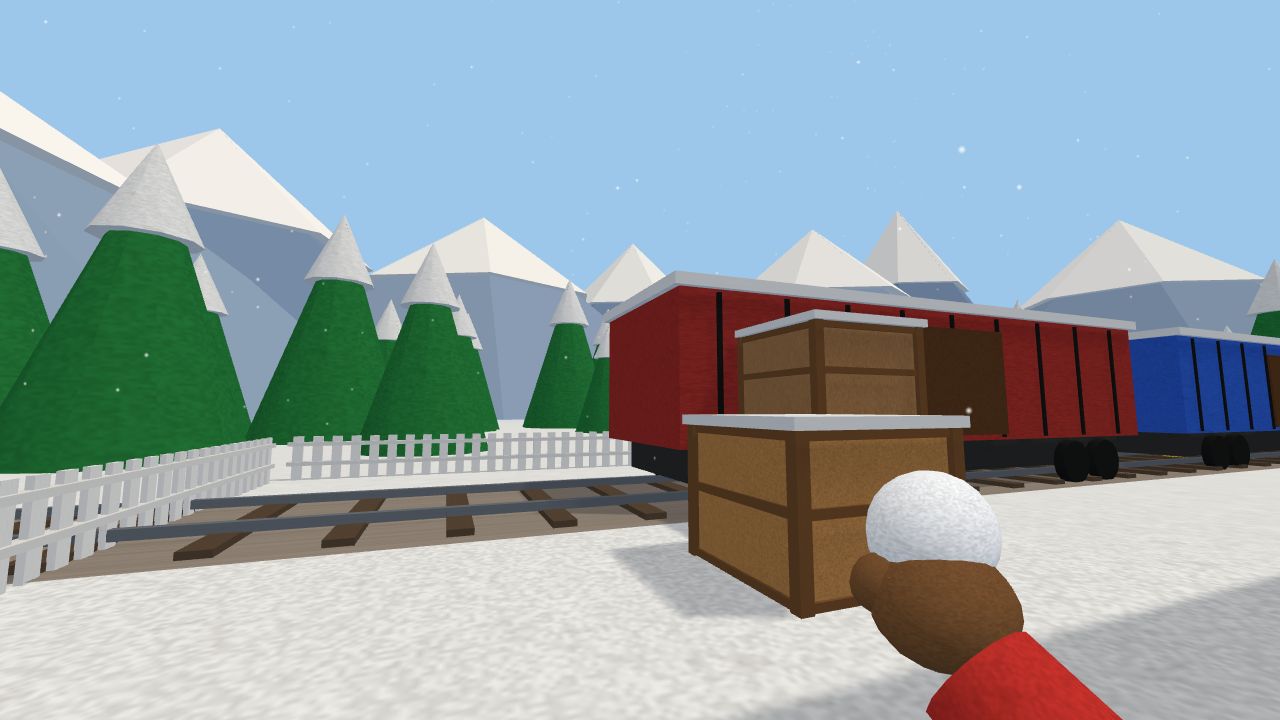 Fighters brawling across boxcars in the rail yard